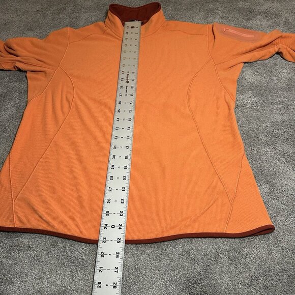 Arc’teryx Delta LT Zip Neck Polartec Waffle Fleece Womens XL Half 1/2 Zip Jacket - Picture 12 of 14